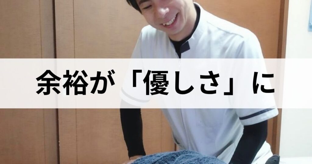 太宰府市・筑紫野市・大野城市で脳梗塞後遺症のリハビリマッサージをしている様子
